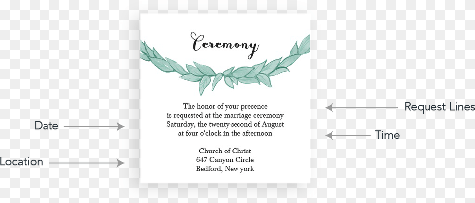 Basic Invite Ceremony Cards Roce Ceremony Invitation Cards, Knot Free Png