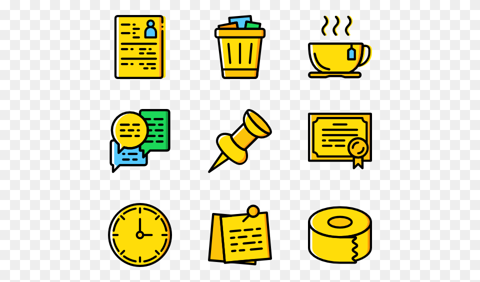 Basic Miscellany Icon Family Yellow Free Transparent Png
