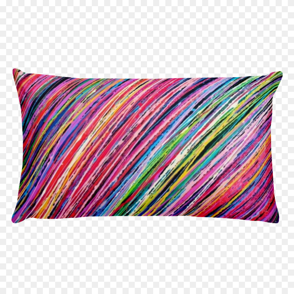 Basic Pillow Abstract Stripe Paint Illustration Digitalart Io, Cushion, Home Decor Png