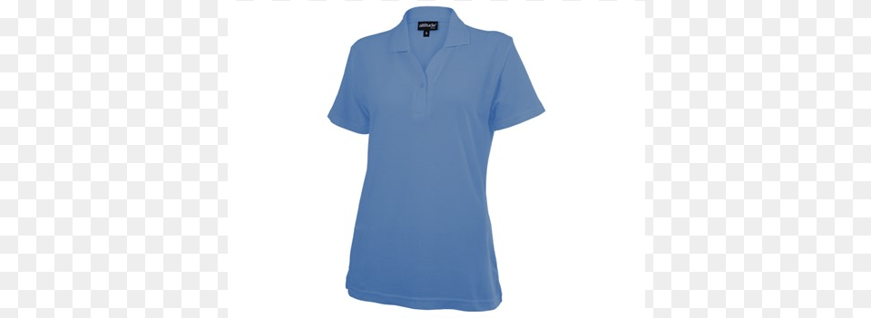 Basic Pique Ladies Golfer Light Blue Size Medium Polo Shirt, Clothing, T-shirt, Sleeve Free Transparent Png