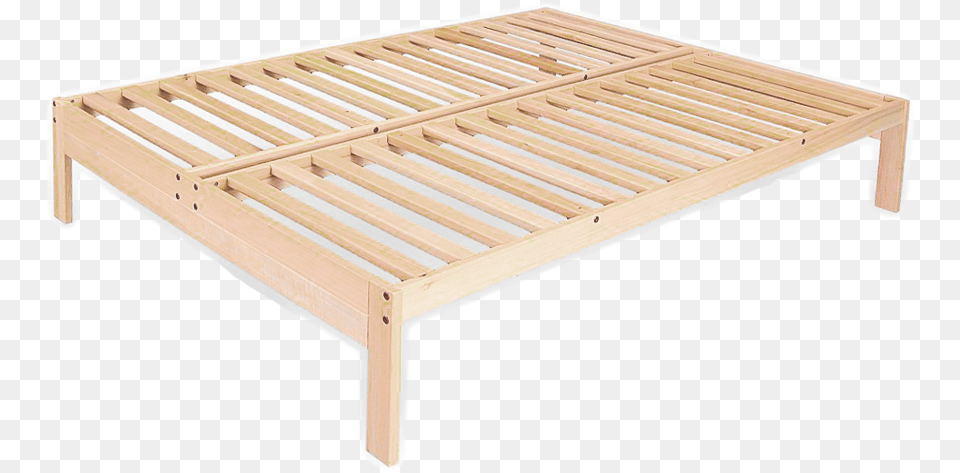 Basic Platform Bed Basic Bed Frame, Furniture, Coffee Table, Table, Crib Free Transparent Png
