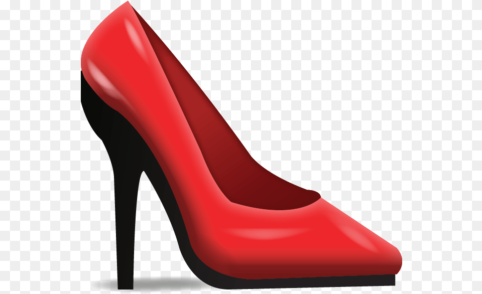 Basic Pump Heel Emoji, Clothing, Footwear, High Heel, Shoe Png Image