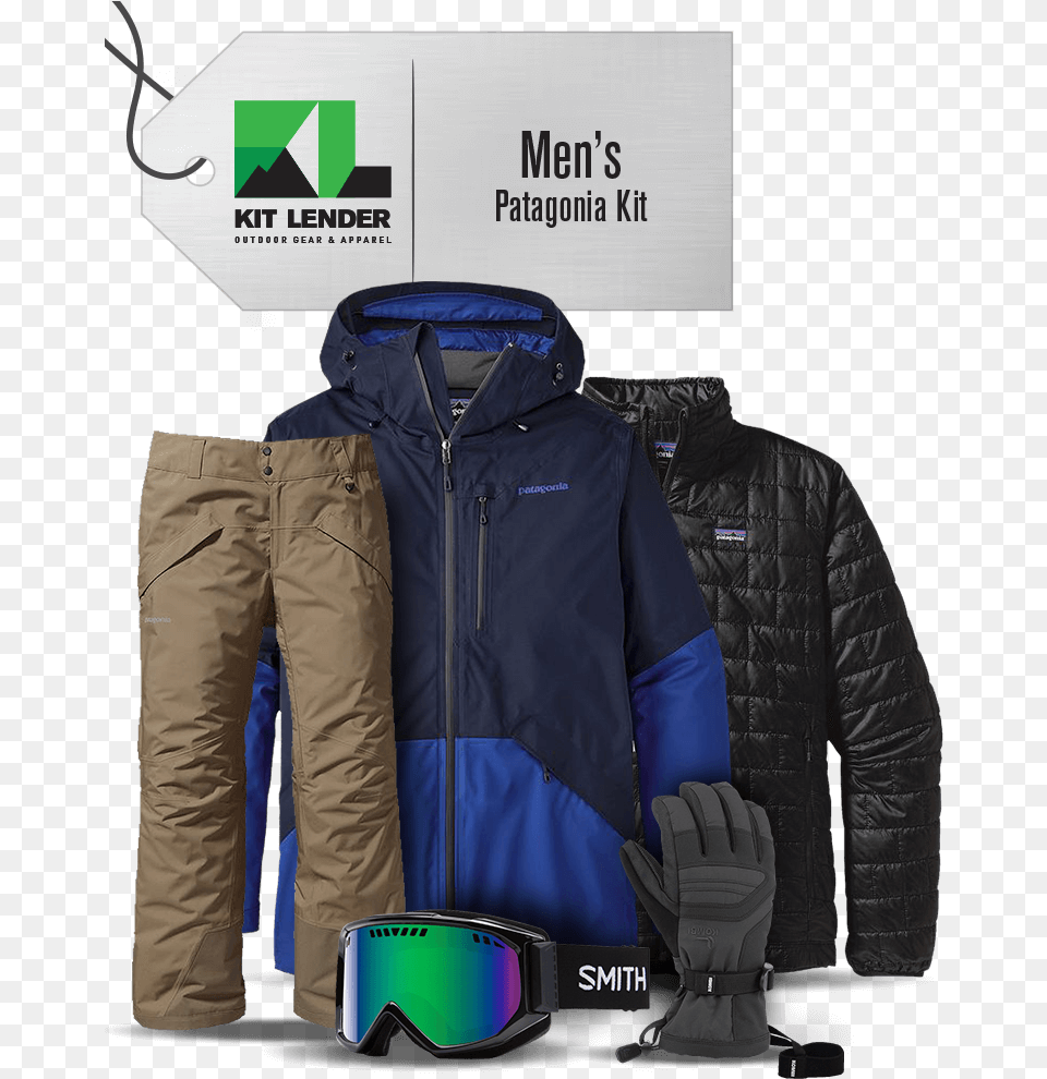 Basic Ski Clothes Kit, Clothing, Coat, Glove, Jacket Free Transparent Png