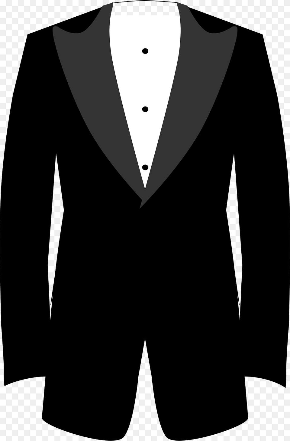 Basic Tuxedo Clipart, Clothing, Formal Wear, Suit, Coat Free Png