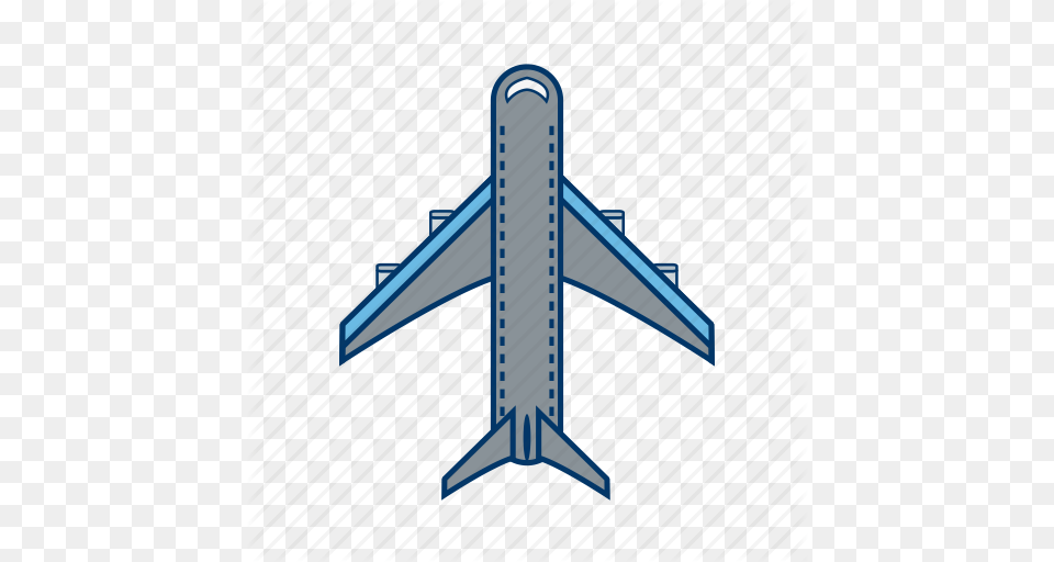 Basic Ui Flat Outline, Aircraft, Airliner, Airplane, Transportation Free Png Download