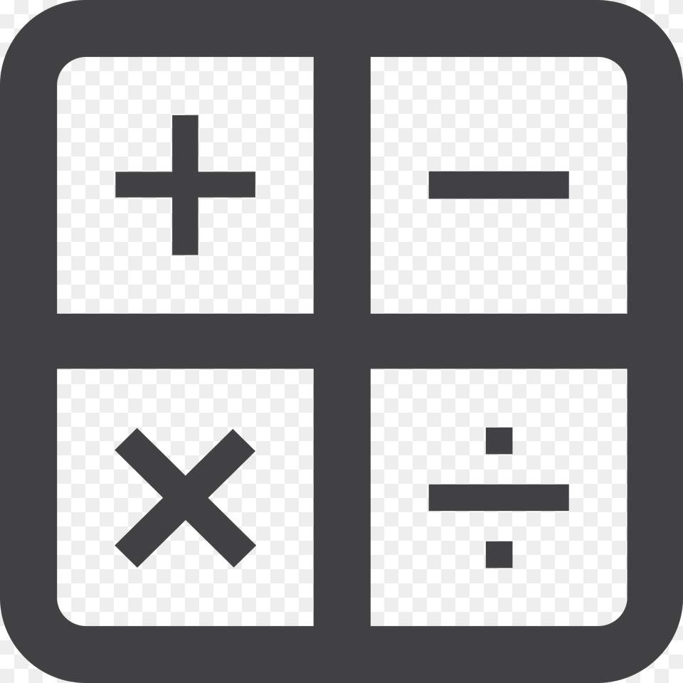 Basic Vocabulary Flashcards On Tinycards Math Symbols Black And White, Cross, Symbol, First Aid, Cabinet Free Png