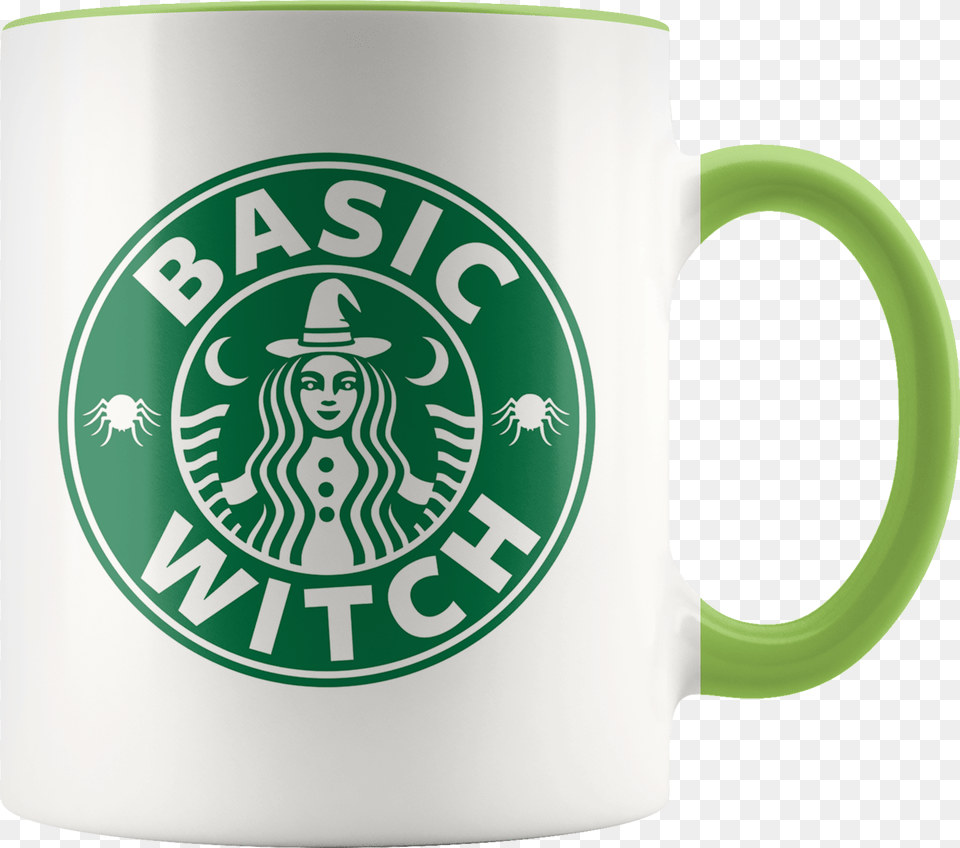 Basic Witch Halloween Coffee Mug A La Starbucks Cup Basic Witch Starbucks Svg, Beverage, Coffee Cup, Face, Head Free Png Download
