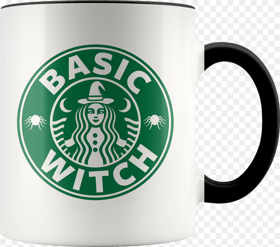 Basic Witch Starbucks Logo, Cup, Beverage, Coffee, Coffee Cup Free Transparent Png
