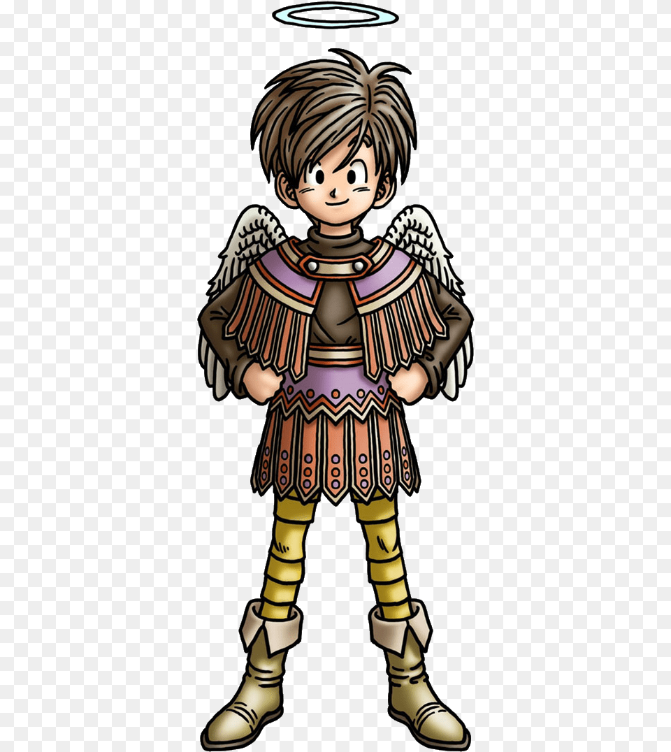 Basically An Angel In Dq9 Dragon Quest 9 Main Character, Book, Comics, Person, Publication Free Transparent Png