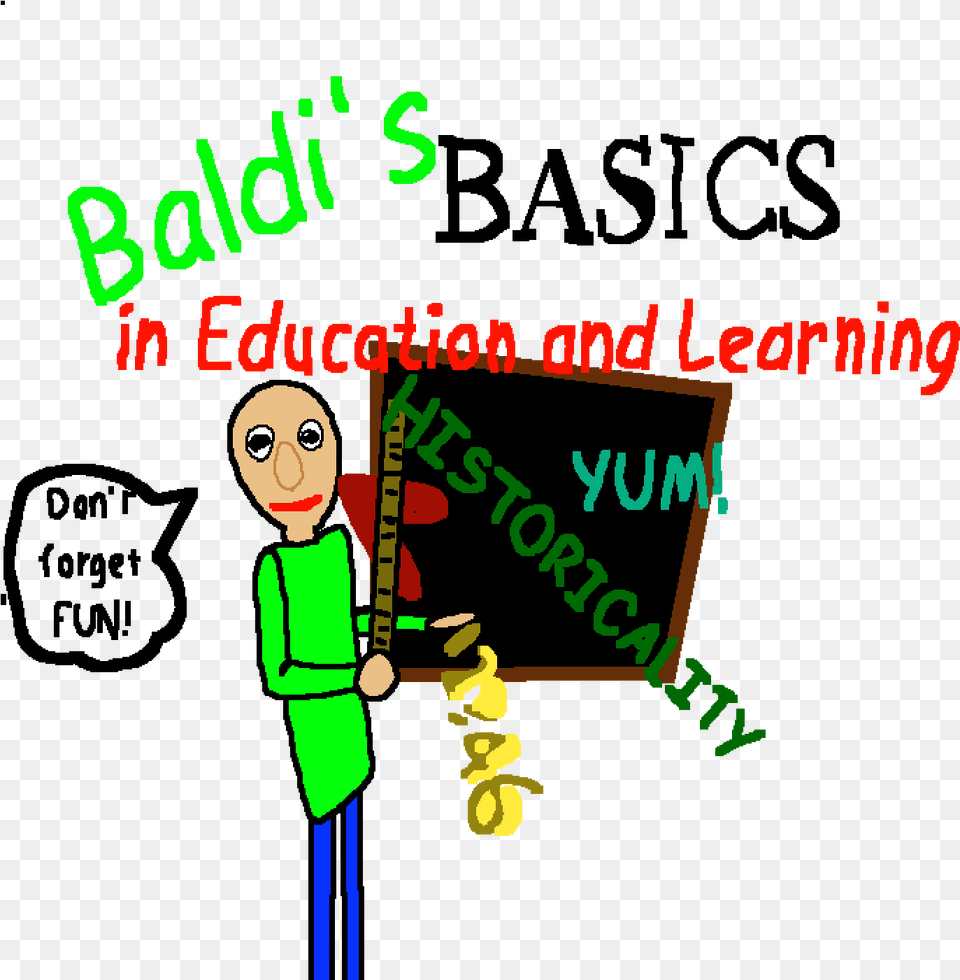 Basics In Education And Learning Baldi39s Basics Nintendo Switch, Person, Face, Head Free Png Download