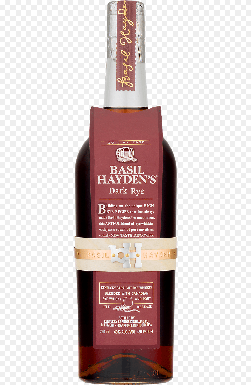 Basil Hayden Dark Rye, Alcohol, Beer, Beverage, Liquor Png