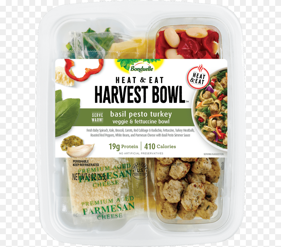 Basil Pesto Turkey Heat And Eat Harvest Bowl, Food, Lunch, Meal, Meat Free Transparent Png