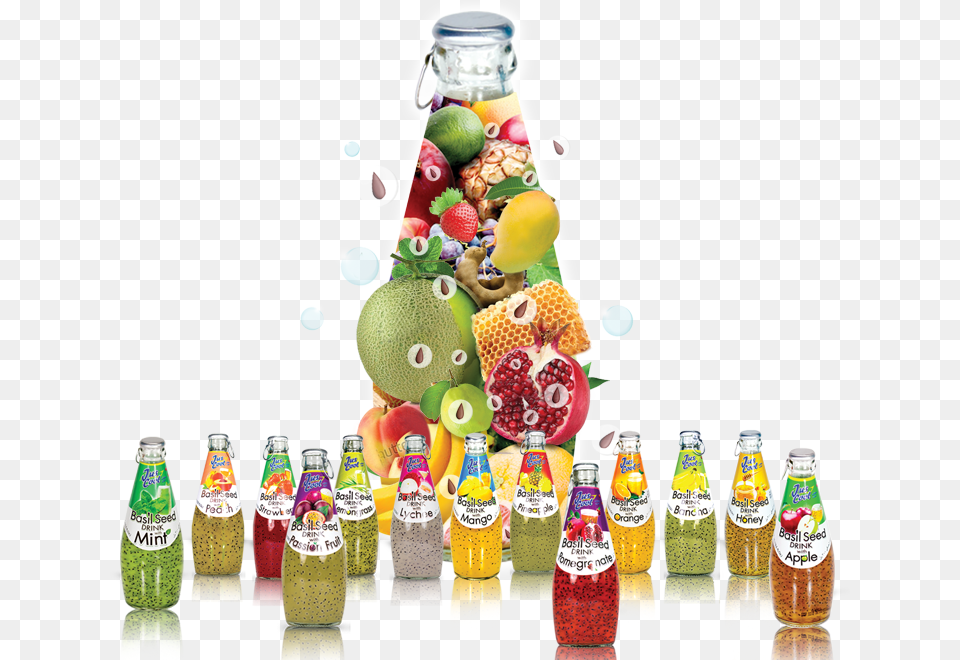 Basil Seed Jus Cool, Soda, Pop Bottle, Beverage, Bottle Free Png