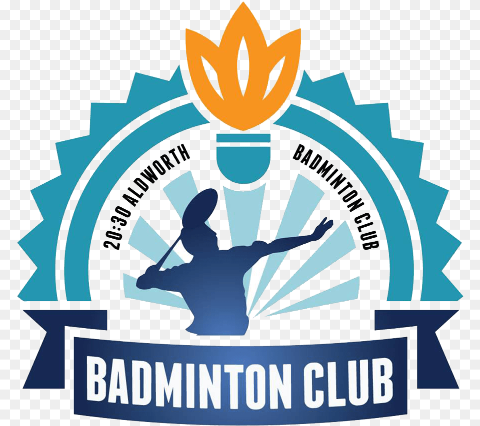 Basingstoke Racketeers Badminton Club Logo Vector Emblem Badge, Machine, Wheel, Person Free Transparent Png