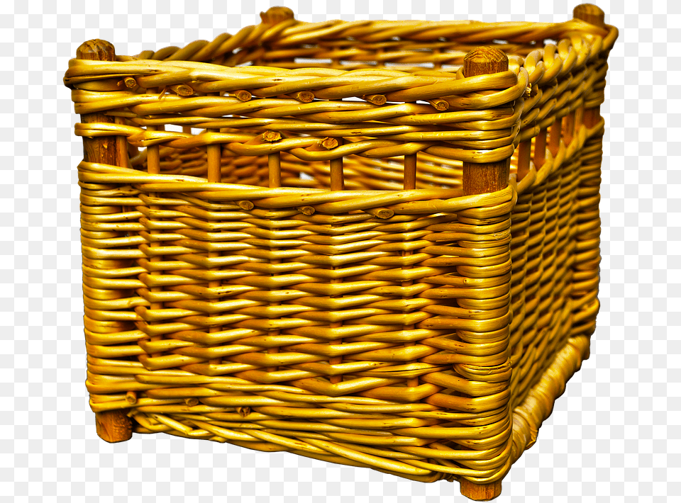 Basket, Woven Png