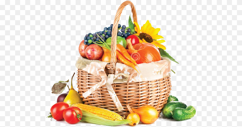 Basket Canasta Verduras, Food, Fruit, Pear, Plant Free Png Download