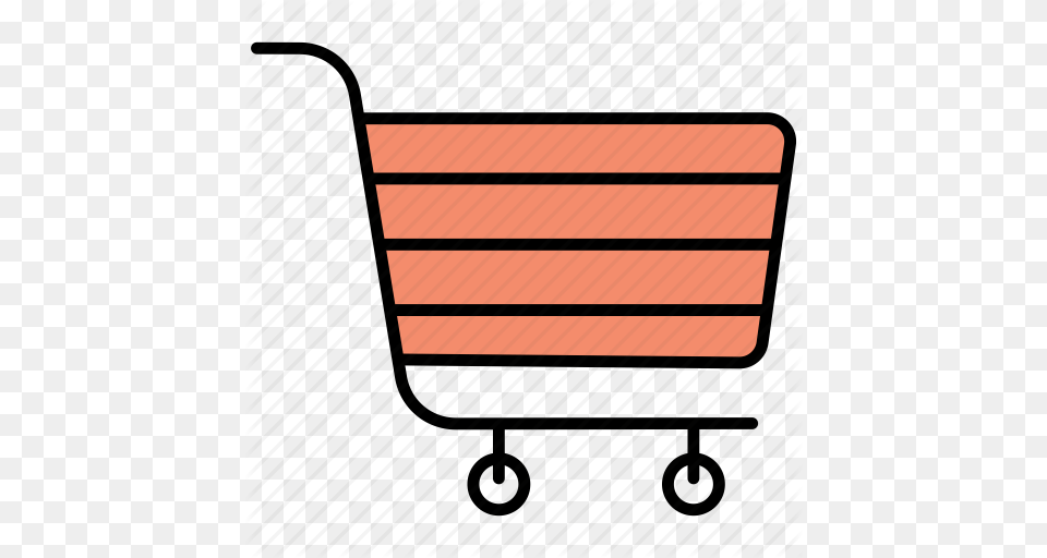 Basket Cart Shopping Shopping Cart Icon Icon, Bench, Furniture, Shopping Cart Free Transparent Png