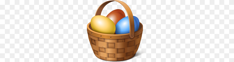 Basket Easter Eggs Icon, Egg, Food, Clothing, Hardhat Png