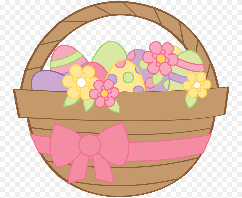 Basket Egg Easter Bunny File Hd Clipart, Food, Sweets, Easter Egg Free Png Download