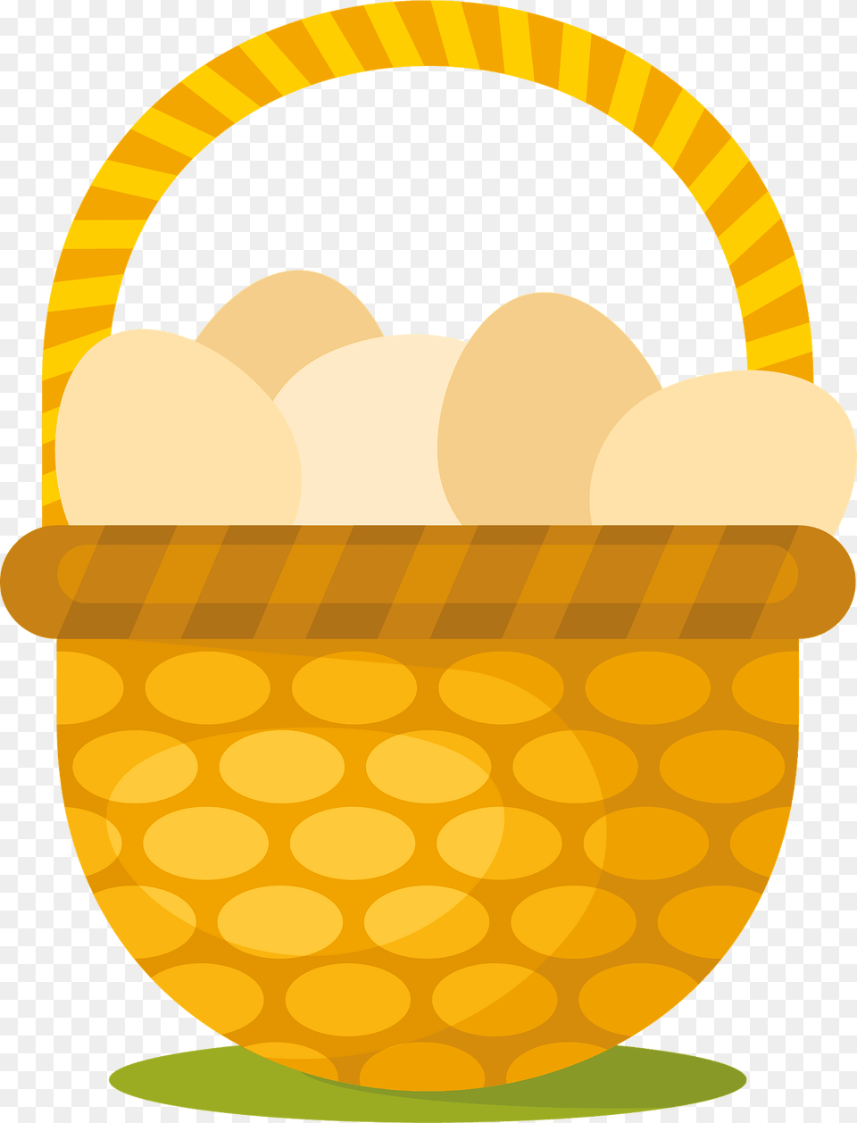 Basket Eggs Clipart, Shopping Basket Png Image