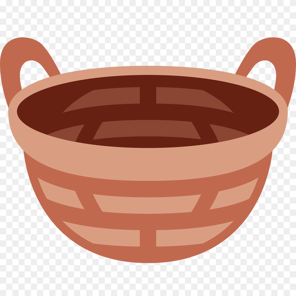 Basket Emoji Clipart, Bowl, Pottery, Cookware, Pot Png