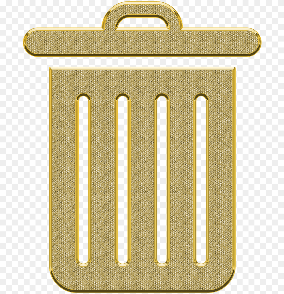 Basket Garbage Trashcan Free Photo Sign, Gold, Mace Club, Weapon Png