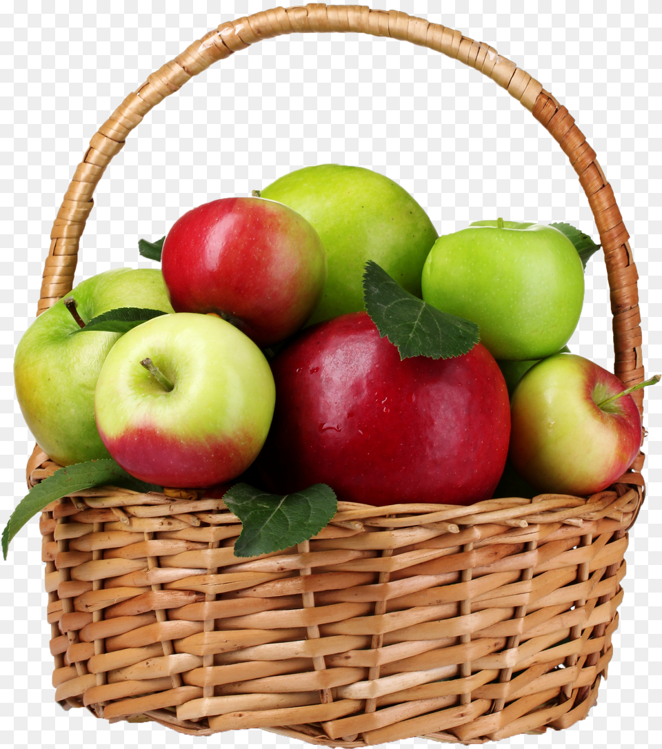 Basket Of Apple Free Transparent Png