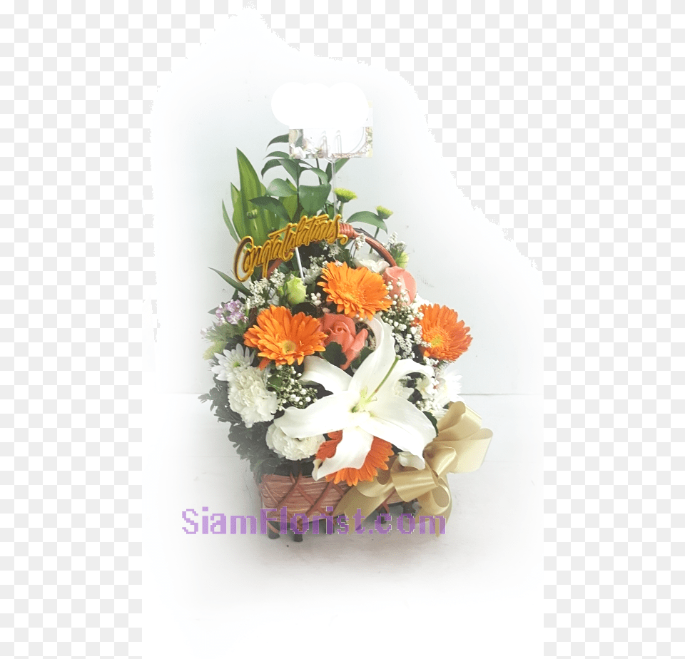 Basket Of Flowers Bangkok, Flower Bouquet, Graphics, Flower Arrangement, Flower Free Png