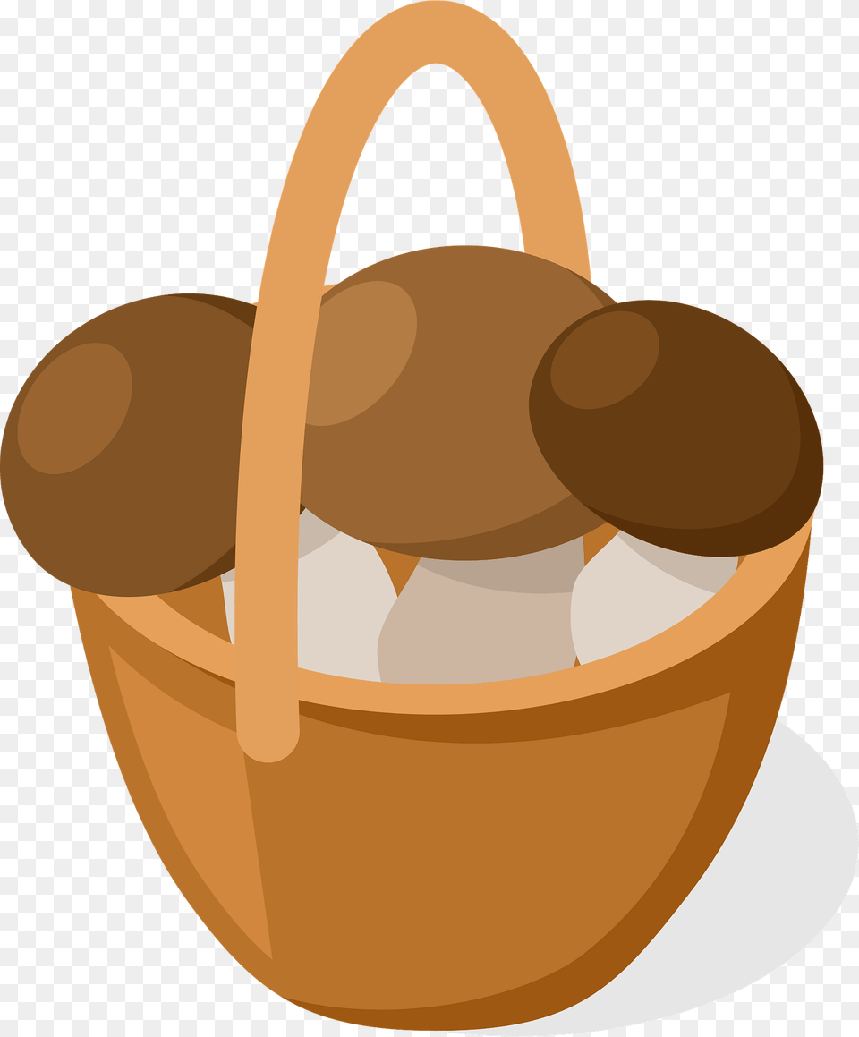 Basket Of Mushrooms Clipart, Ammunition, Grenade, Weapon, Shopping Basket Png