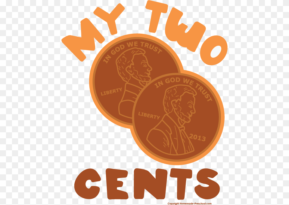 Basket Of Yarn Clipart 2 Cents Clip Art, Coin, Money, Person, Face Png