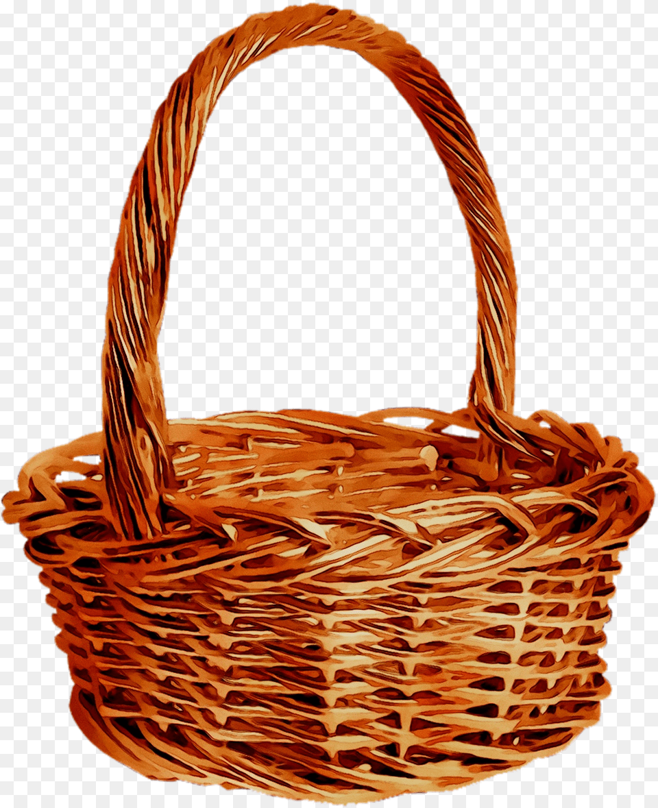 Basket Orange S Picnic Basket, Accessories, Bag, Handbag, Shopping Basket Png Image