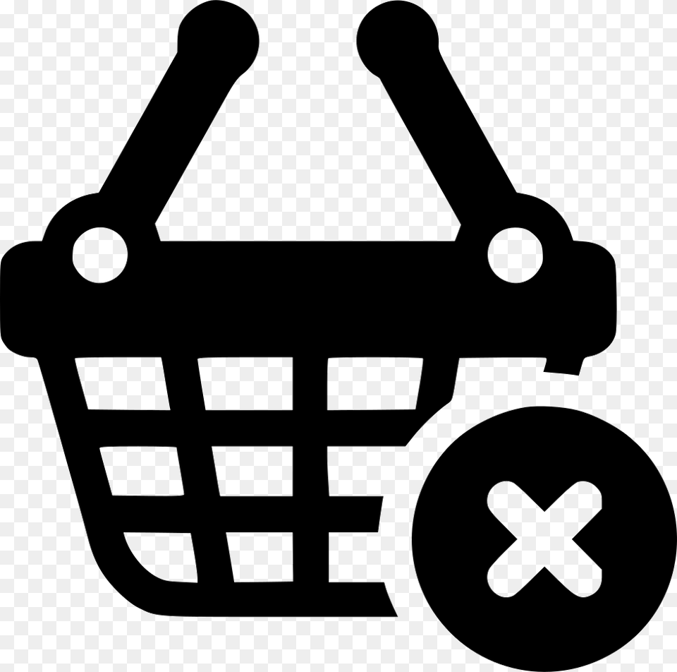 Basket Shopping Erase Delete Shopping Empty, Shopping Basket, Device, Grass, Lawn Png Image