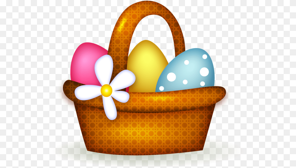 Basket Vector Easter Egg, Food Free Png Download