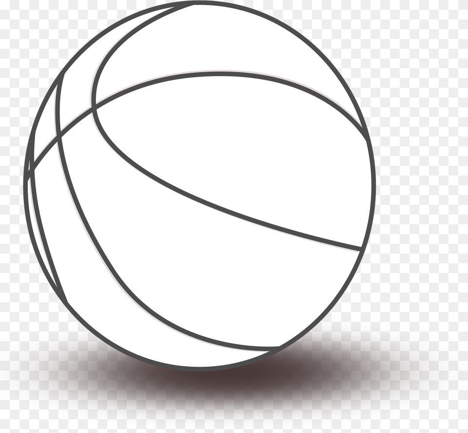 Basketball 1 Black White Line Art Christmas Xmas Toy Basketball Black And White, Sphere Free Transparent Png