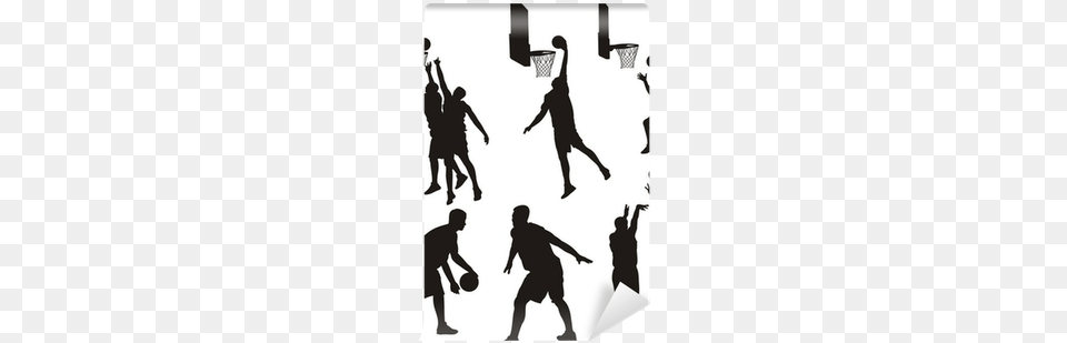 Basketball, Silhouette, Adult, Person, Man Png