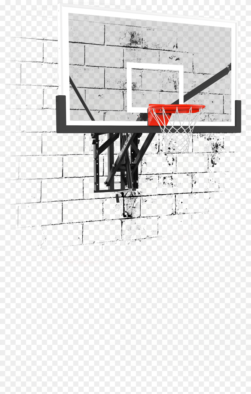 Basketball, Brick, Hoop, Architecture, Building Png Image