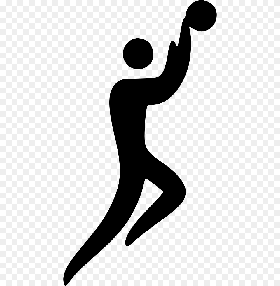 Basketball, Silhouette, Stencil, Ball, Blade Free Png Download