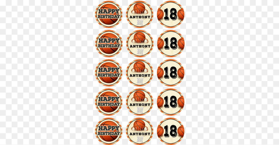 Basketball 30x 15 Or 15x 2 Cupcakes Emoji, Ball, Basketball (ball), Sport, Text Png