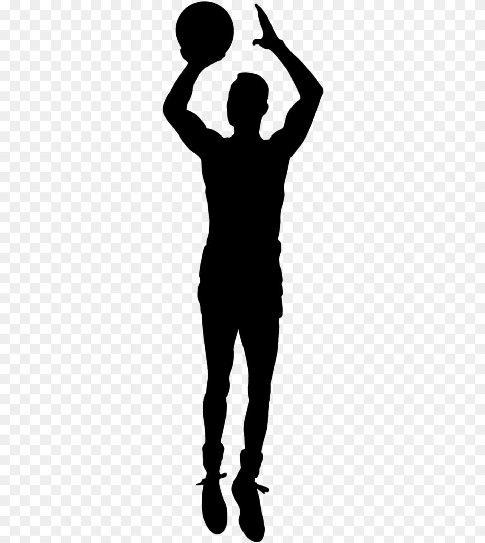 Basketball, Silhouette, Clothing, Pants, Person Free Transparent Png