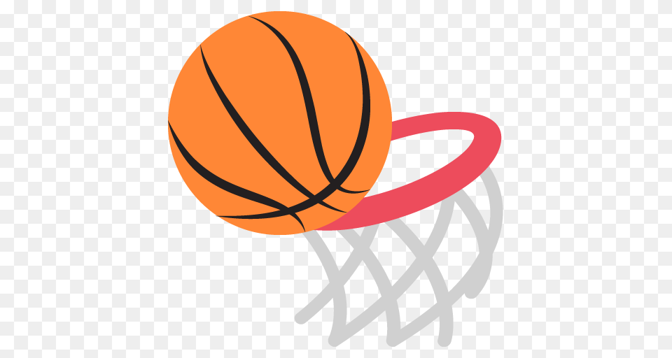 Basketball And Hoop Emoji For Facebook Email Sms Id, Sport Free Transparent Png