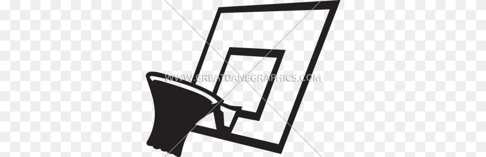 Basketball Backboard Production Ready Artwork For T Shirt Printing, Bow, Weapon Png Image