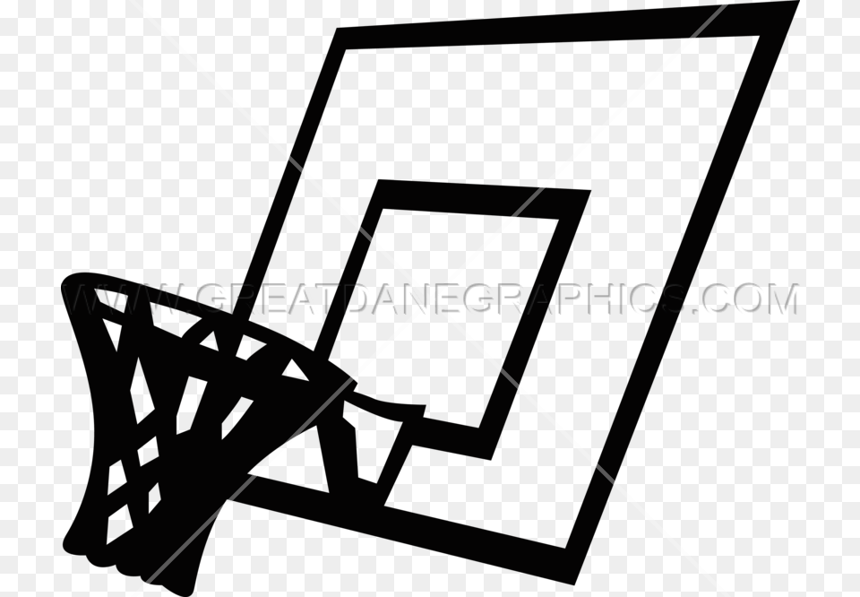 Basketball Backboard Production Ready Artwork For T Shirt Printing, Bow, Weapon Free Transparent Png