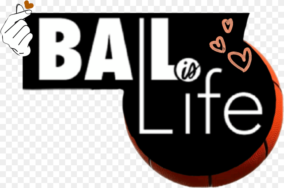 Basketball Ballislife Sticker Vertical, Text Free Png Download