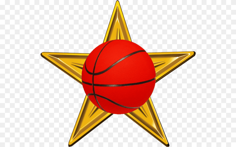 Basketball Barnstar Economy Clipart, Ball, Basketball (ball), Sport, Star Symbol Free Png Download