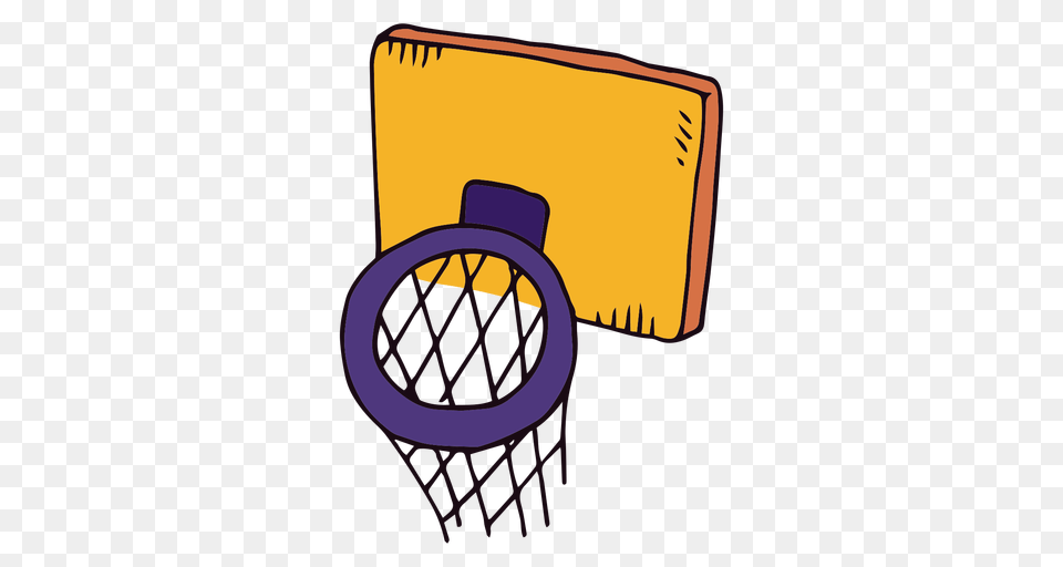 Basketball Basket Cartoon, Hoop, Racket Free Transparent Png