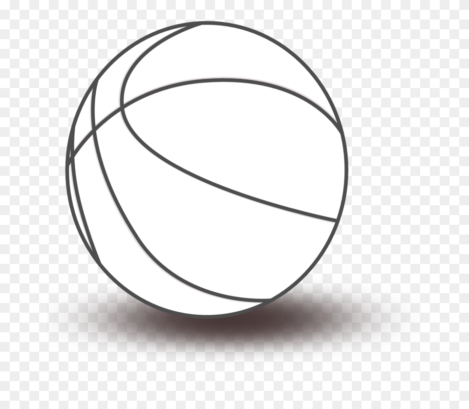 Basketball Black And White Black And White Basketball Pictures, Sphere, Plate Free Png