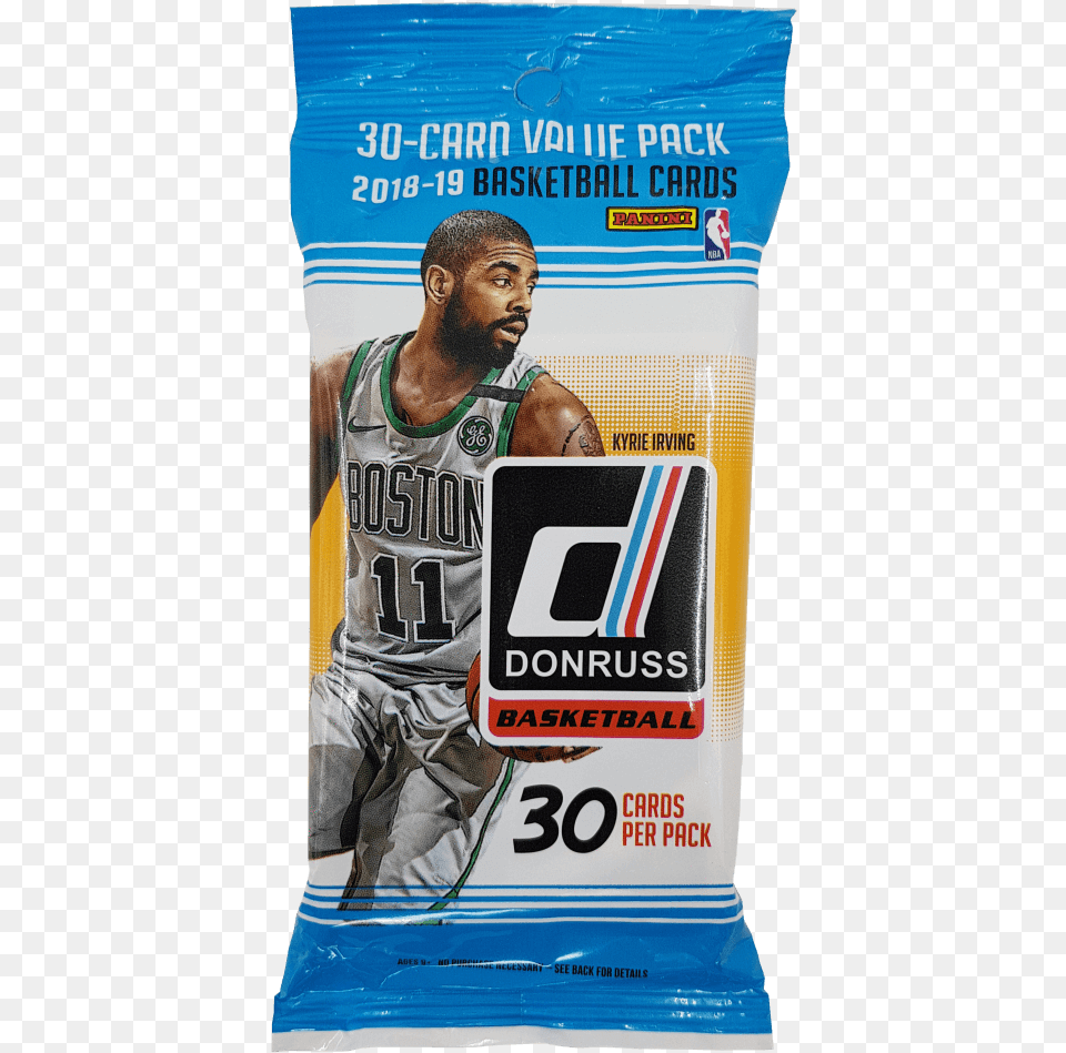 Basketball Cards Transparent Donruss 2018 2019 Basketball Fat Pack, Adult, Male, Man, Person Png