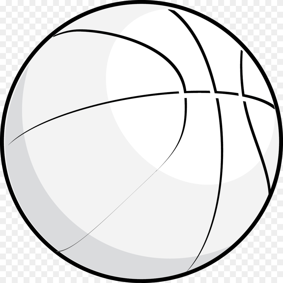 Basketball Clipart Black And White Free Transparent Png