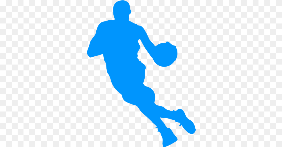 Basketball Clipart Blue Free Clip Art Stock Illustrations Basketball Player Clipart, Silhouette, Adult, Male, Man Png