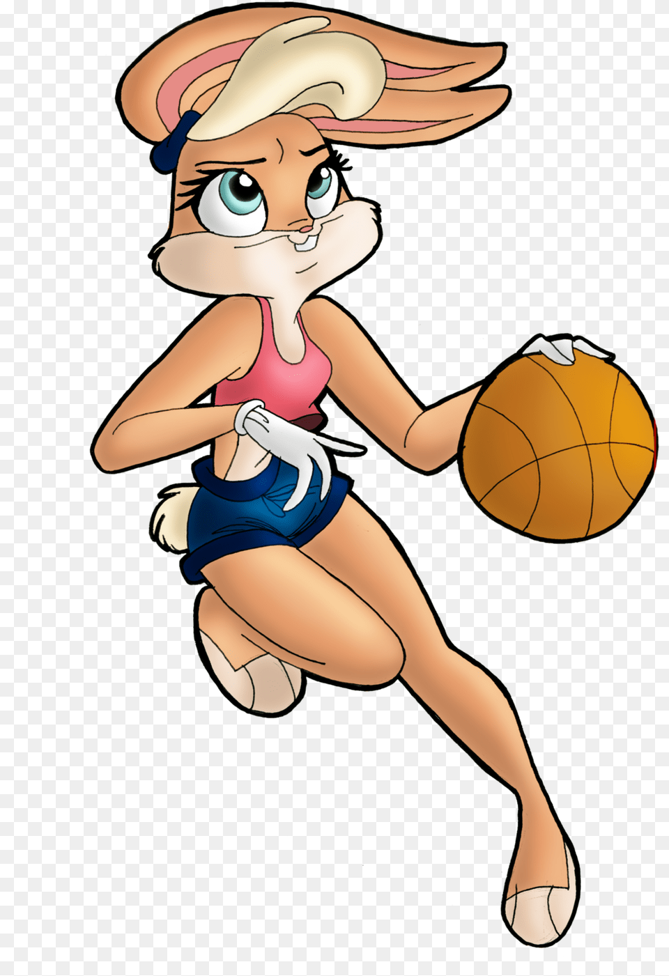 Basketball Clipart Bugs Bunny Lola Bunny Bugs Bunny, Adult, Female, Person, Woman Free Transparent Png